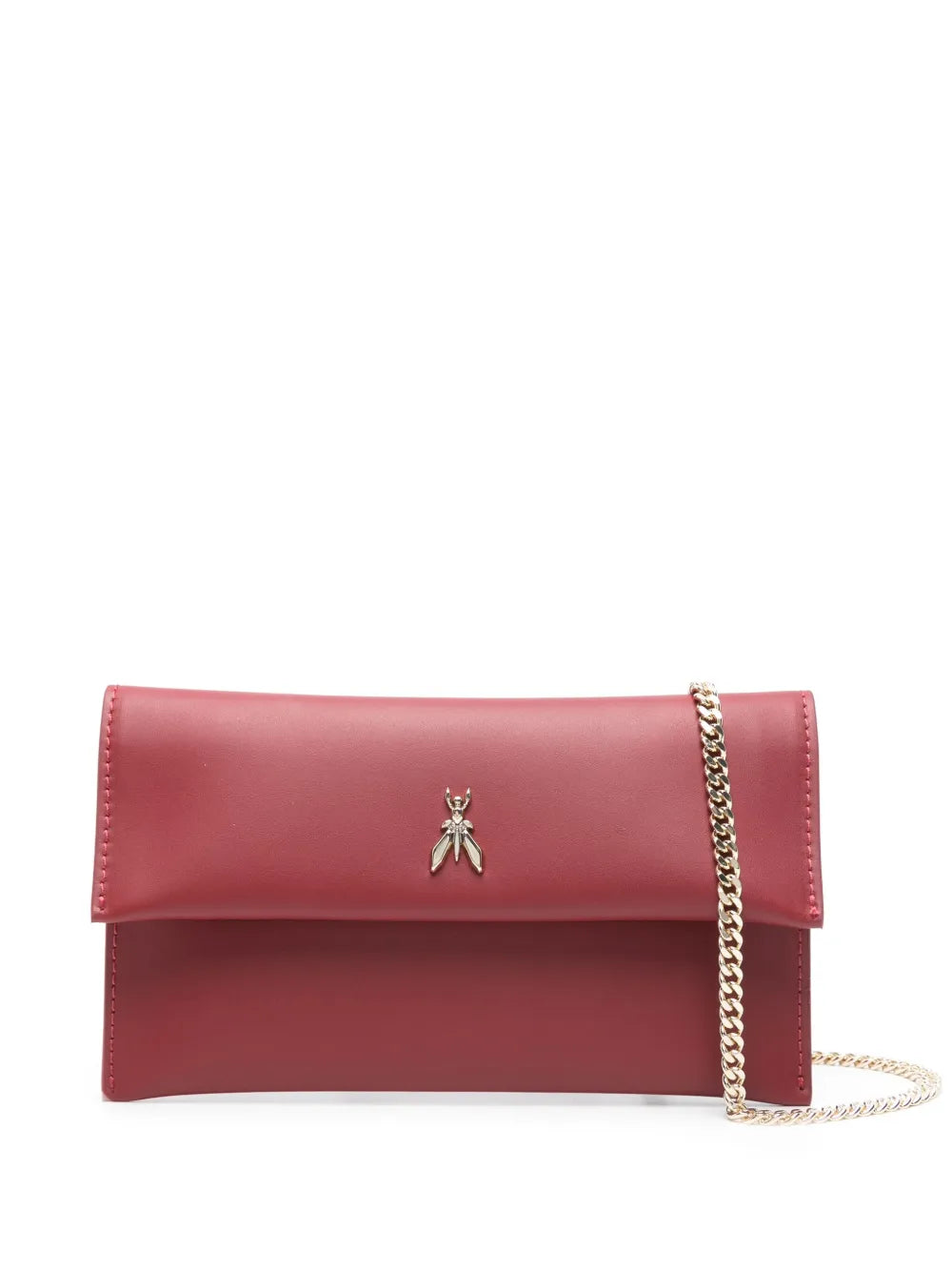 Patrizia Pepe leather clutch bag