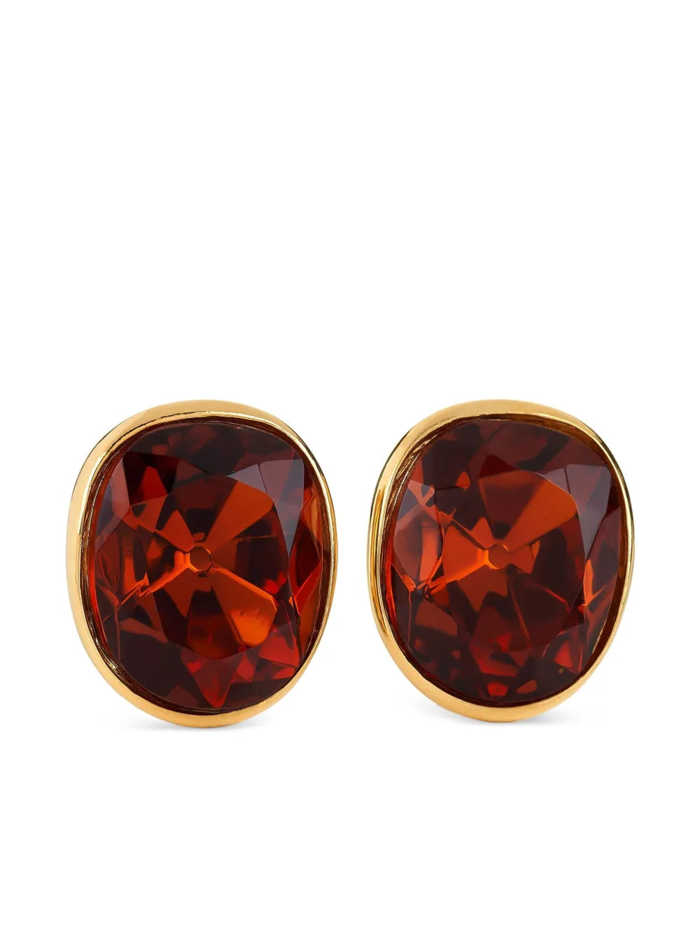 Kenneth Jay Lane crystal embellished earrings