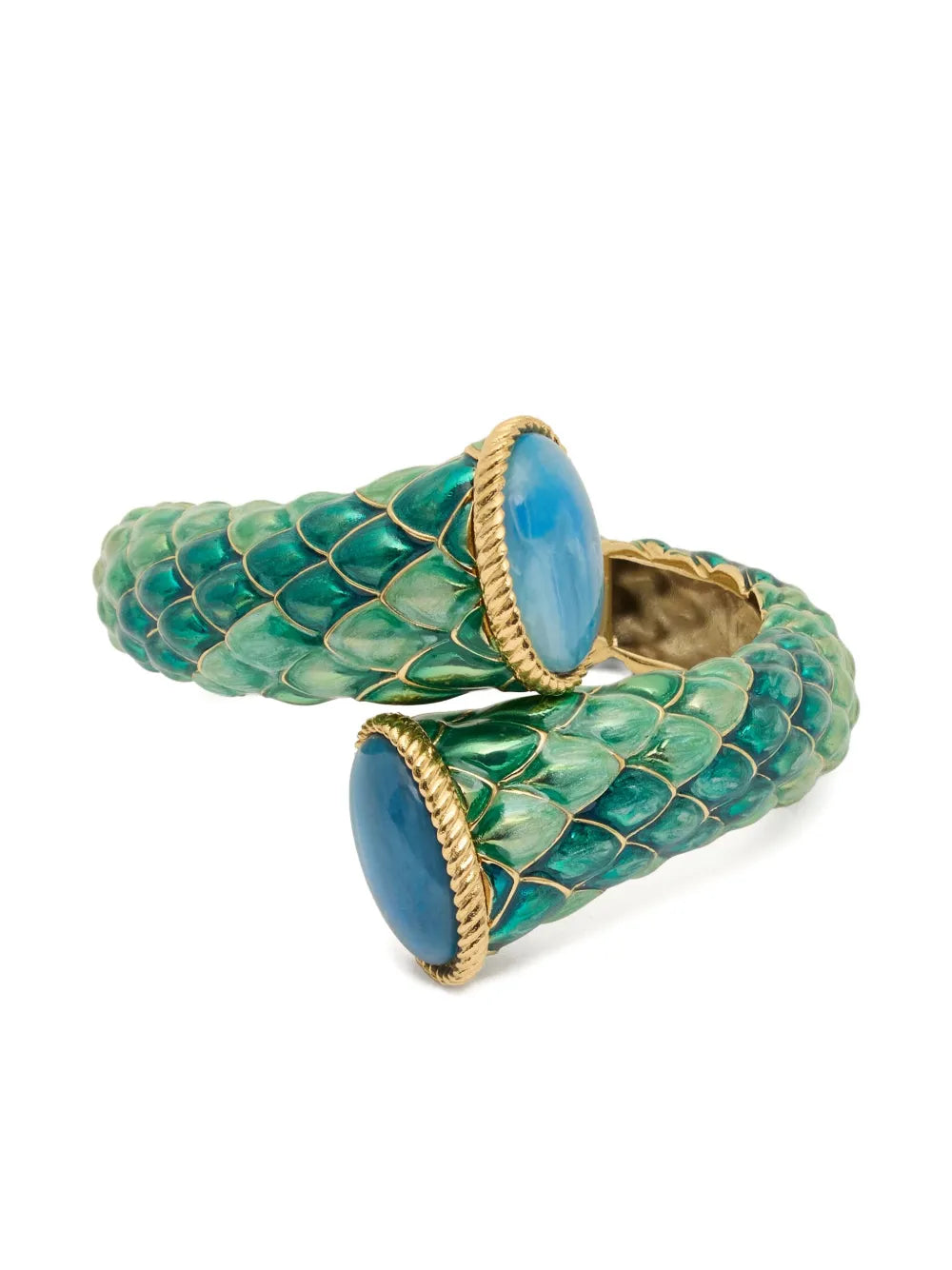 Roberto Cavalli scaled cuff bracelet