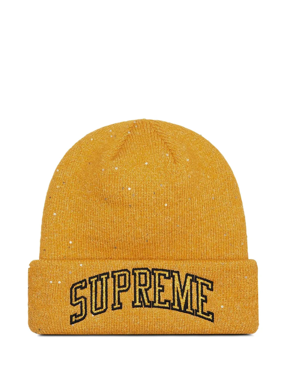 Supreme New Era Metallic Arc beanie hat