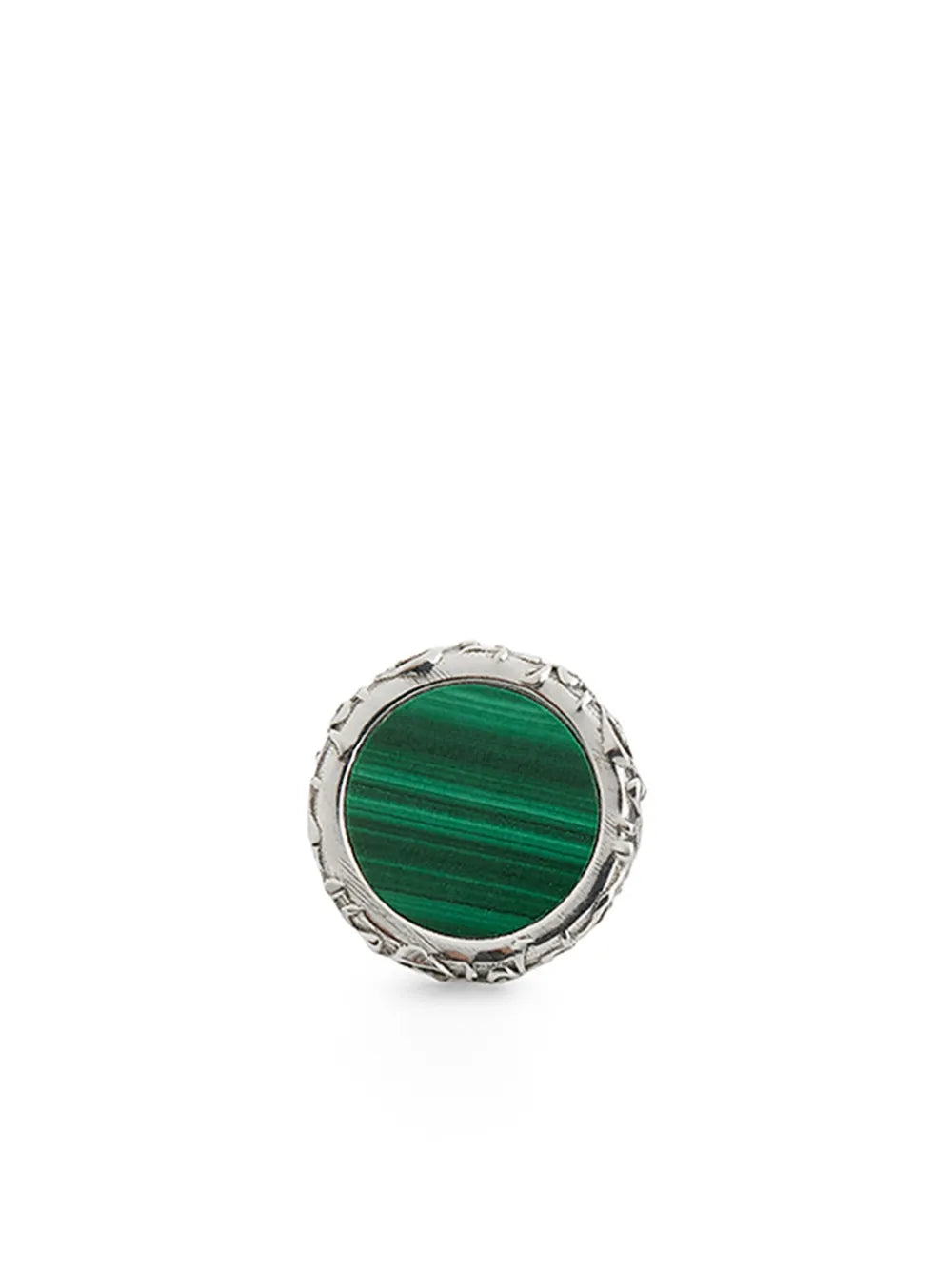 Emanuele Bicocchi Amulet Malachite earring