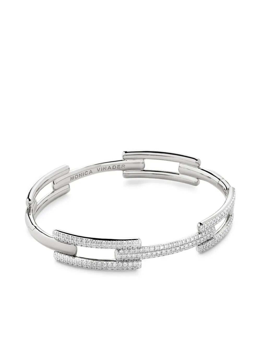 Monica Vinader Signature Link diamond bracelet