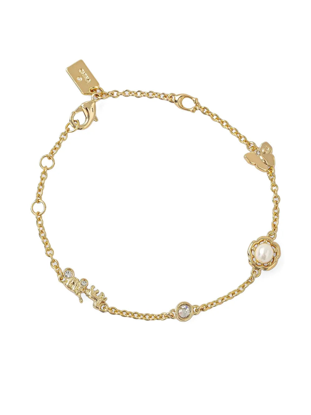 Coach Garden Charms butterfly bracelet