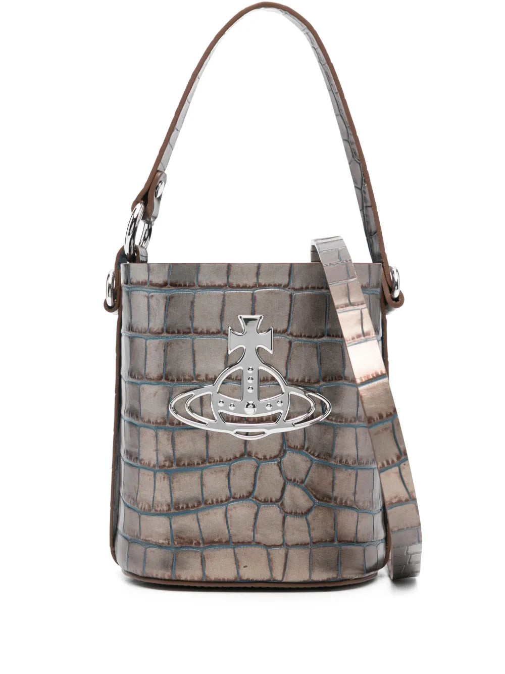 Vivienne Westwood crocodile embossed tote bag
