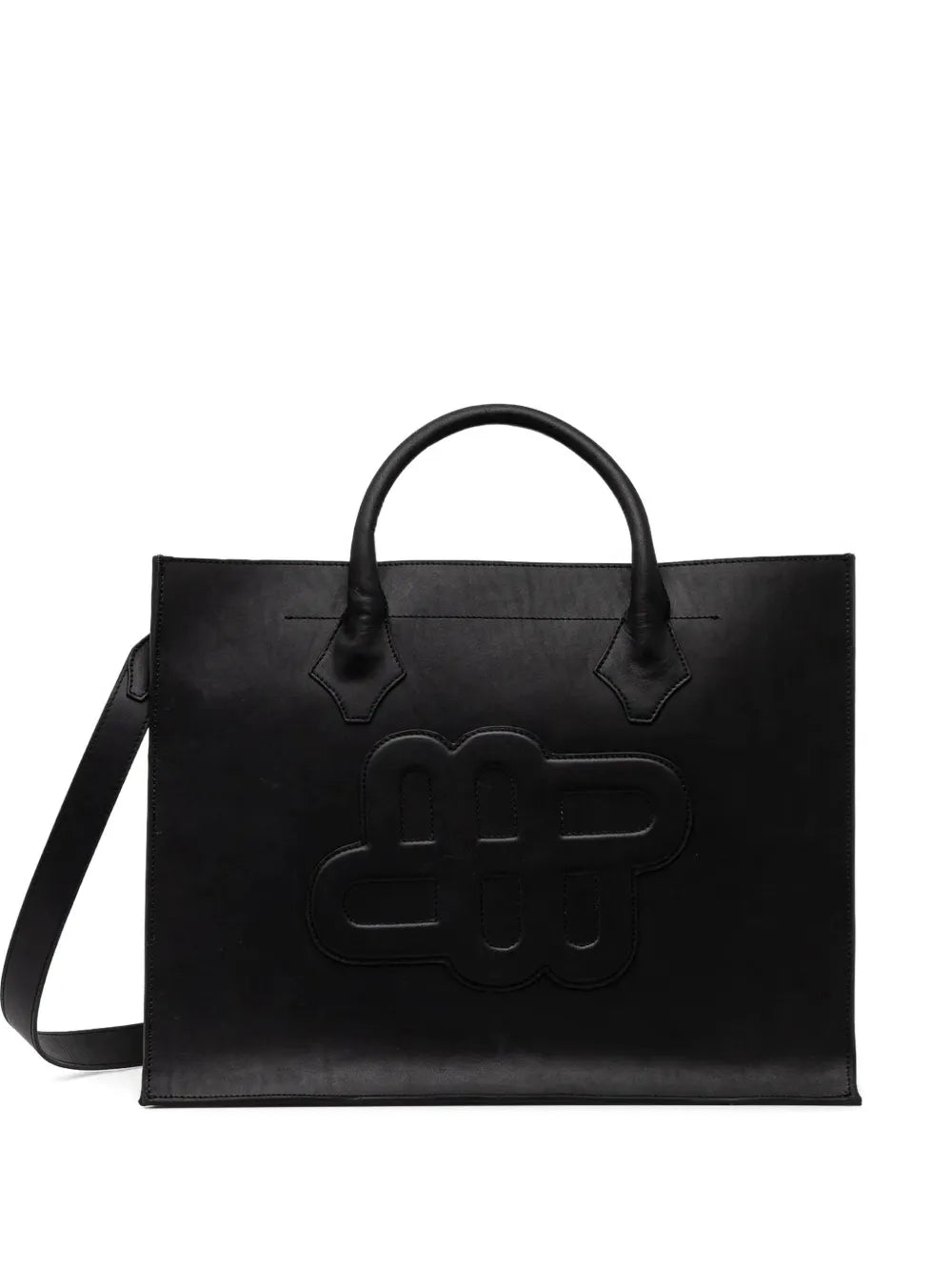MUNTHE Franci logo embossed tote bag