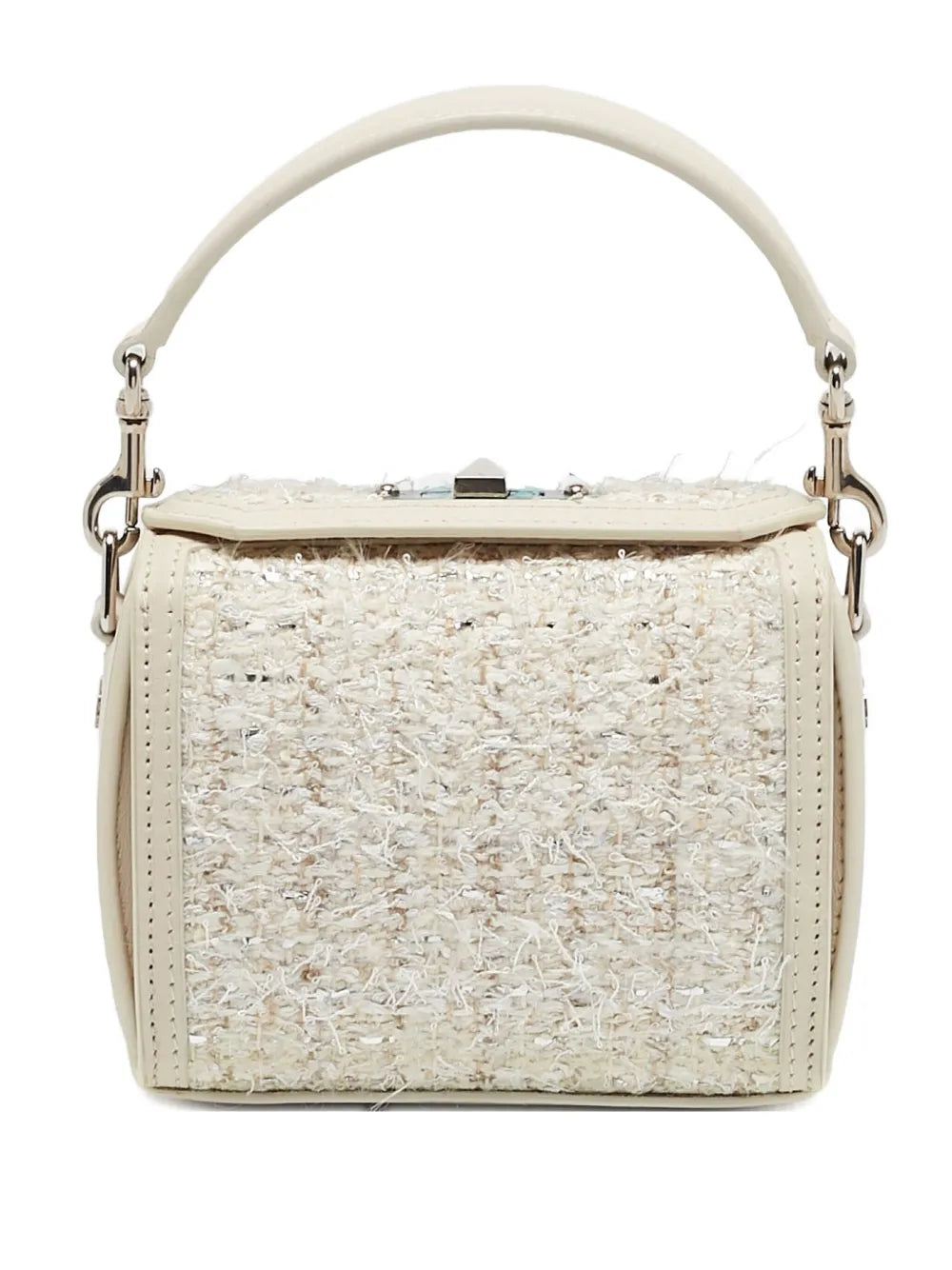Alexander McQueen 2024 Box Nano tweed tote bag
