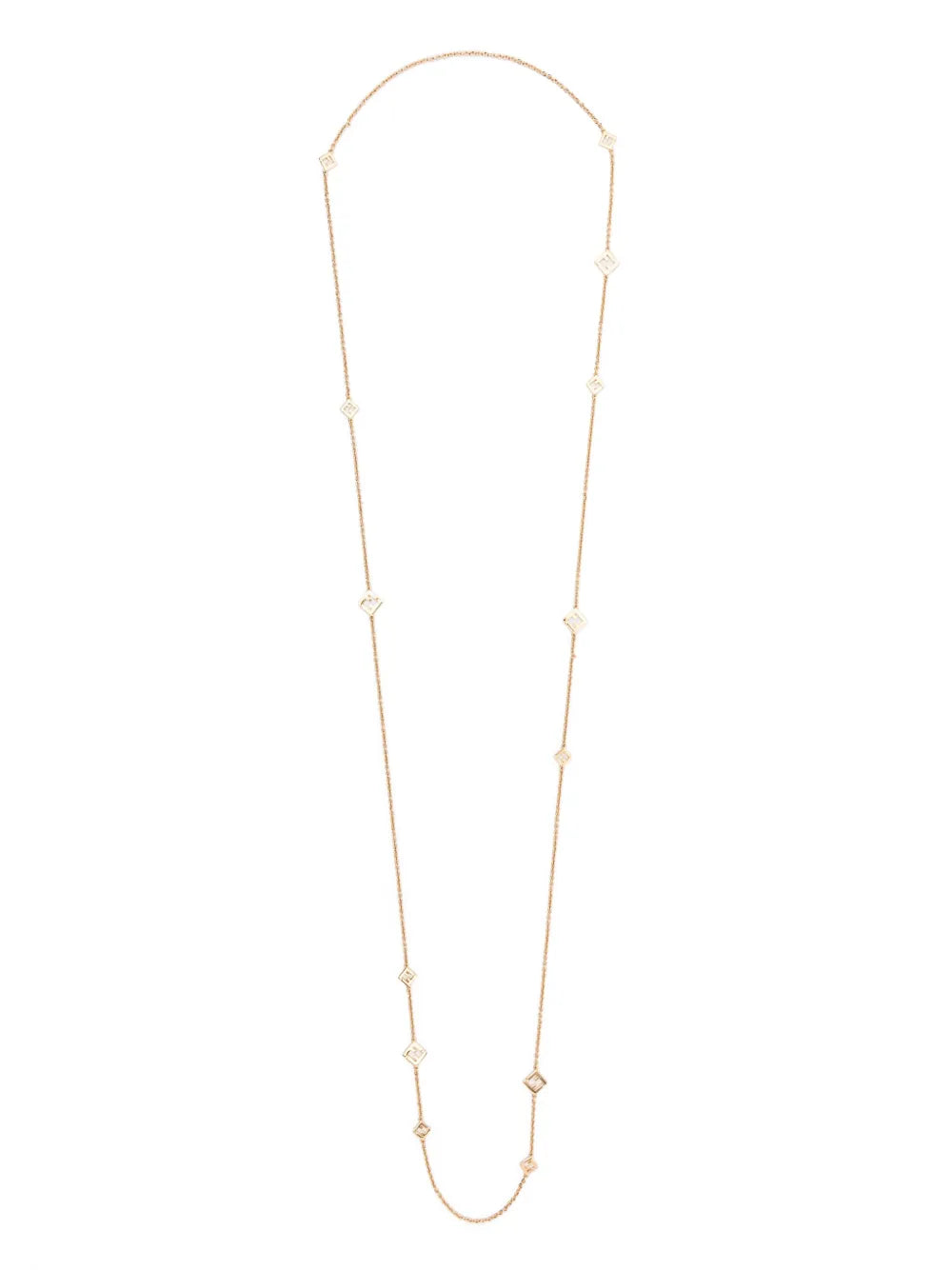 FENDI FF motif necklace