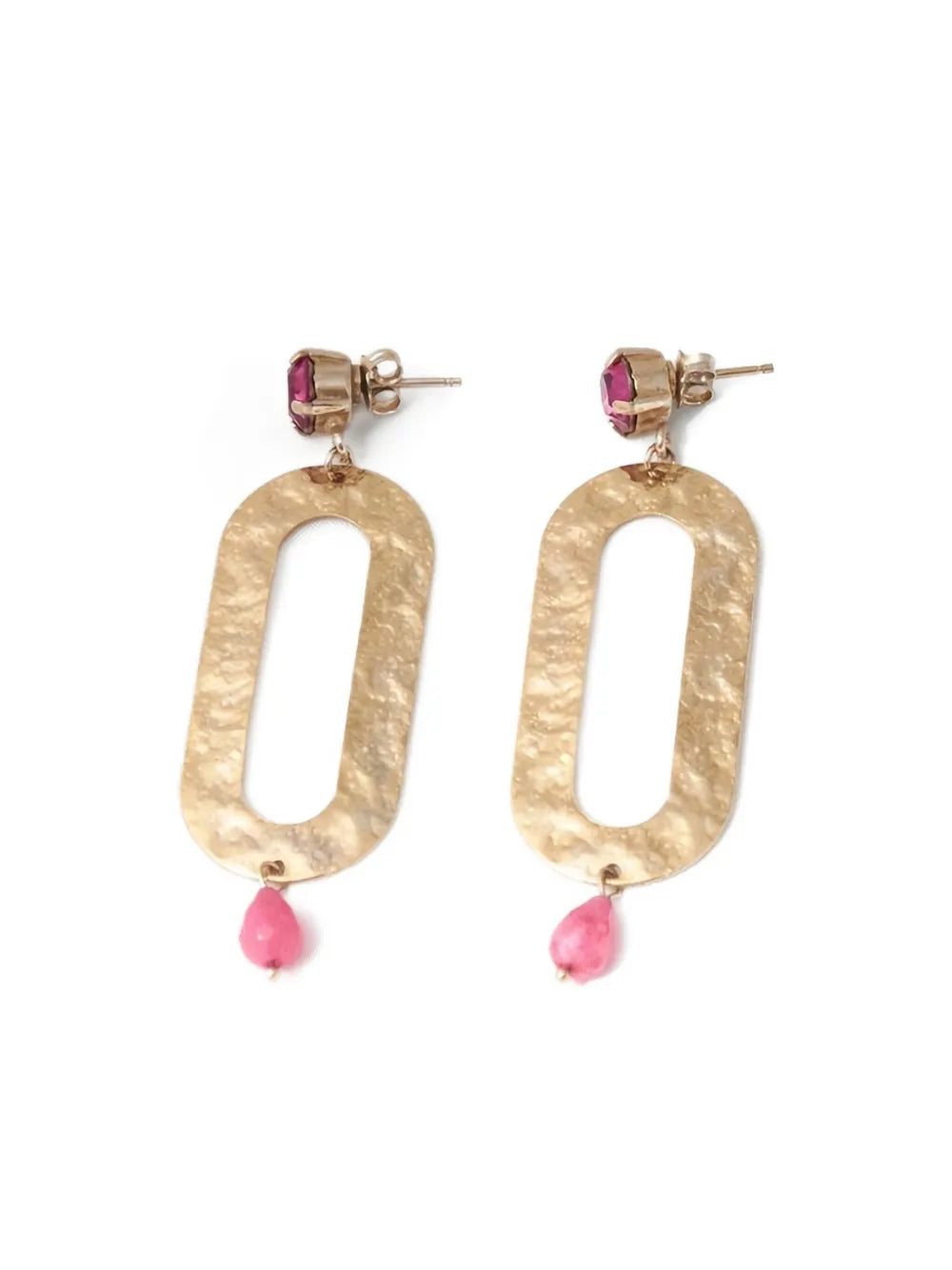 Enrico Coveri Couture Vintage 1980s rhinestone embellished earrings