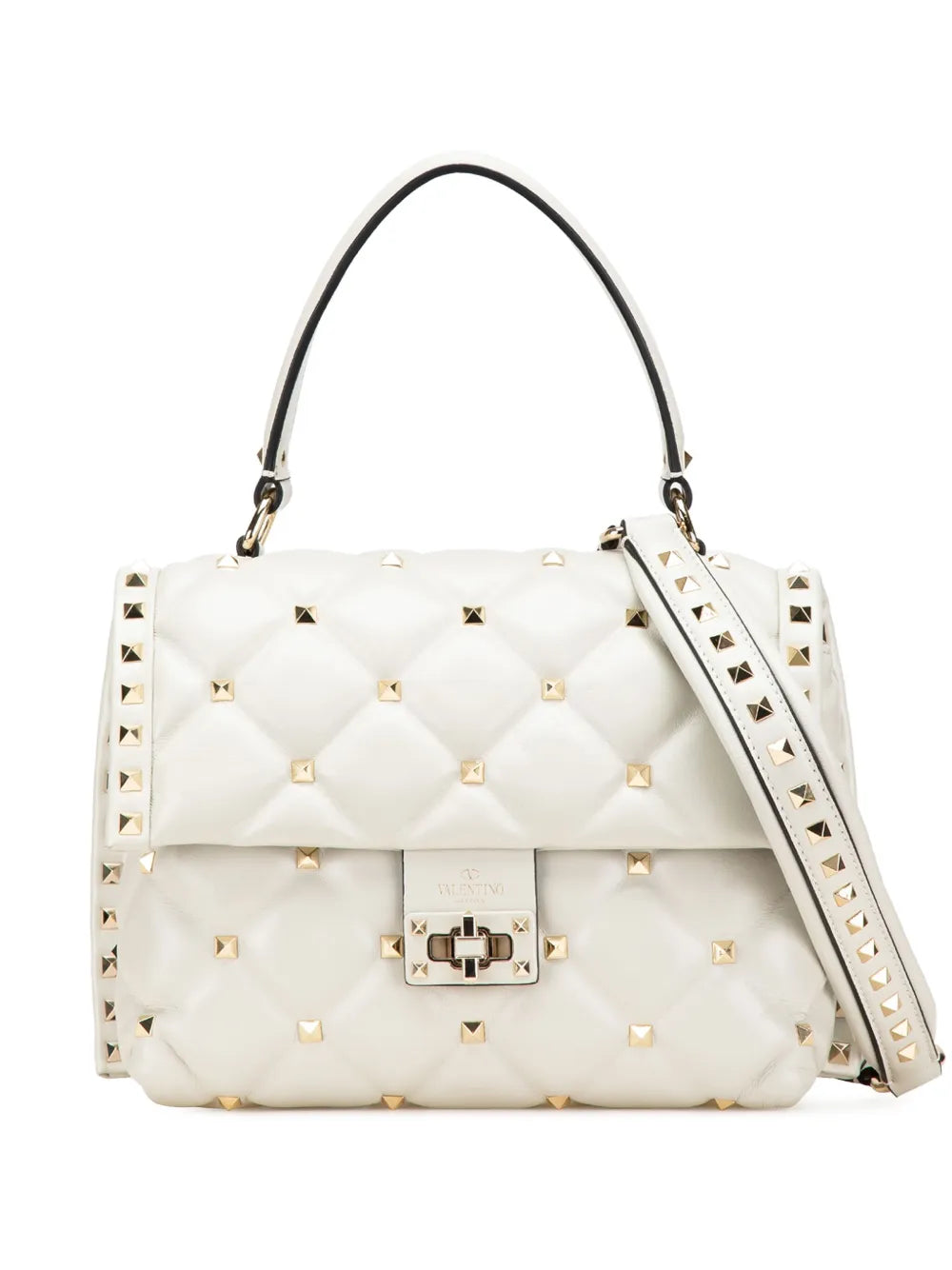 Valentino Garavani 2018 2024 Medium Nappa Candystud Top Handle satchel