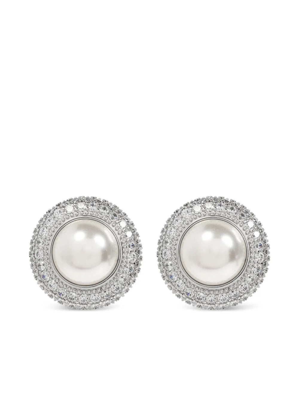 Self-Portrait crystal embellished stud earrings