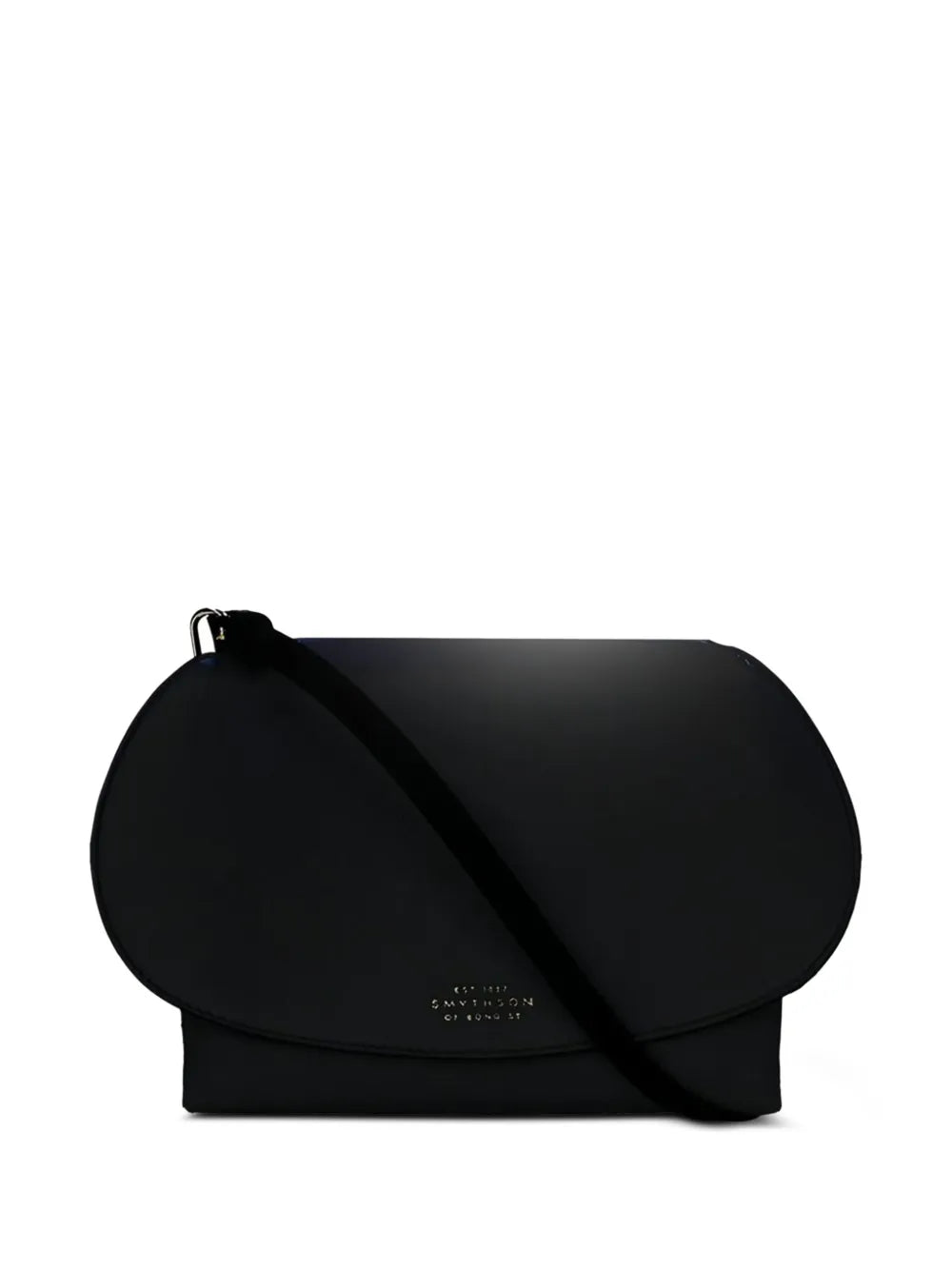 Smythson Pillow embossed logo flap crossbody bag