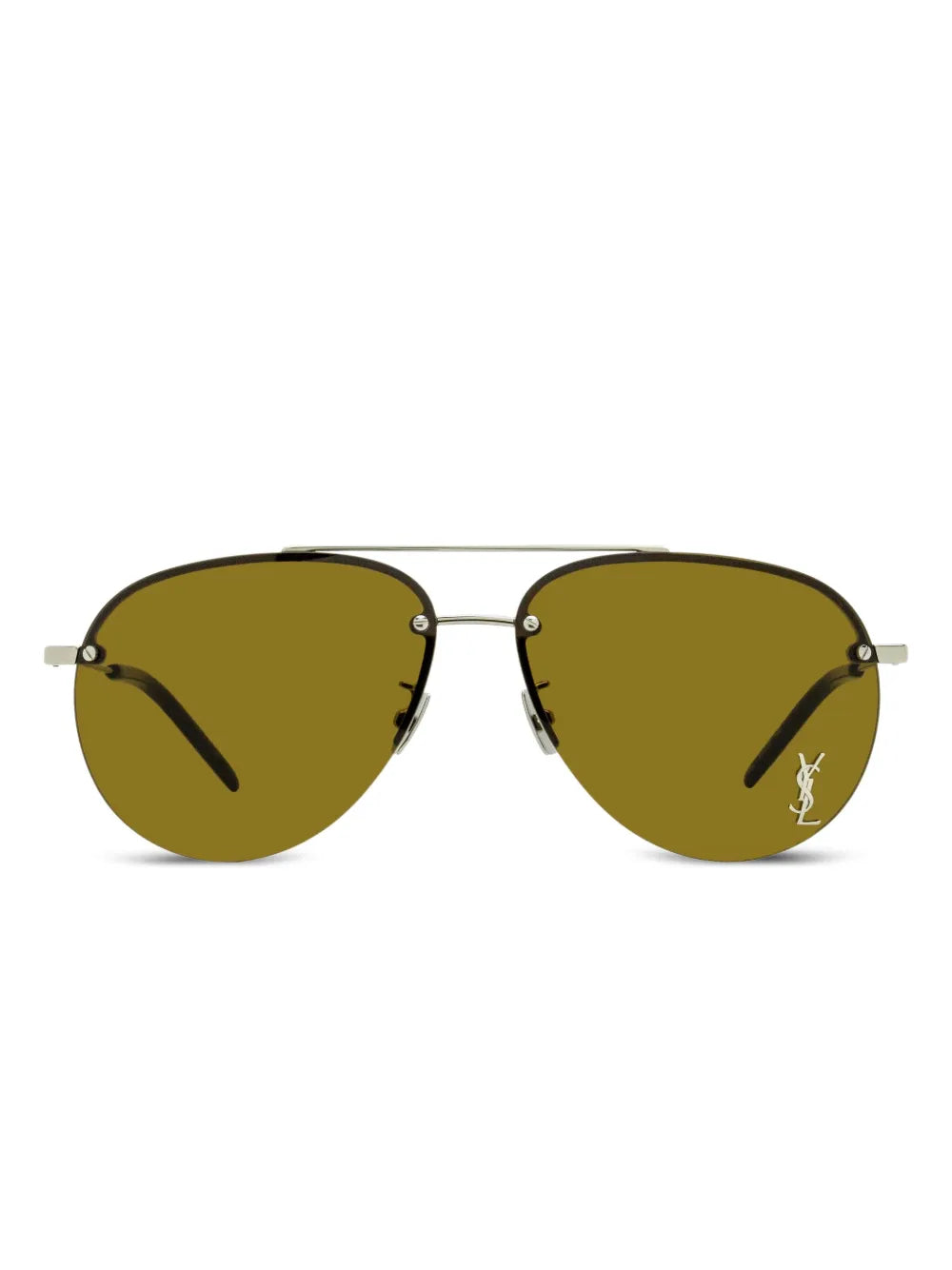 Saint Laurent Eyewear 11/F M Classic rimless pilot frame sunglasses