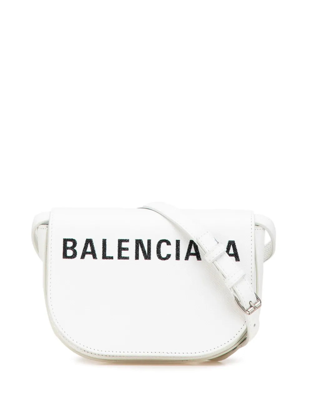 Balenciaga 2015 2024 XS Grained Calfskin Logo Ville Day crossbody bag