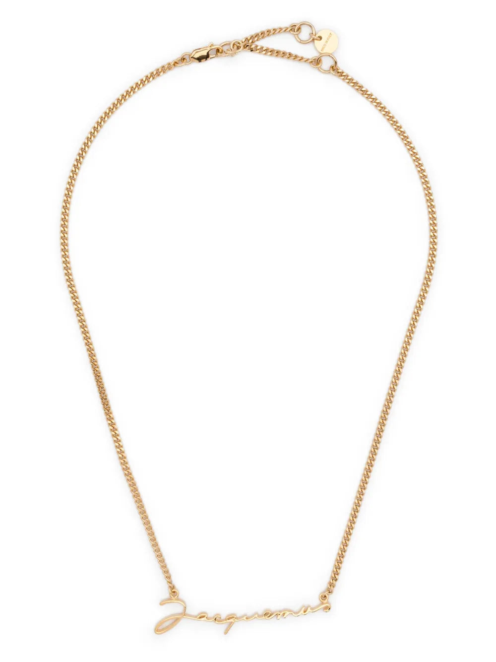 Jacquemus logo lettering necklace