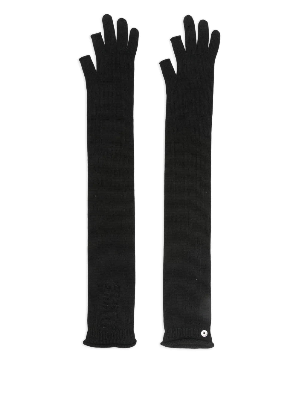 Rick Owens fingerless wool gloves
