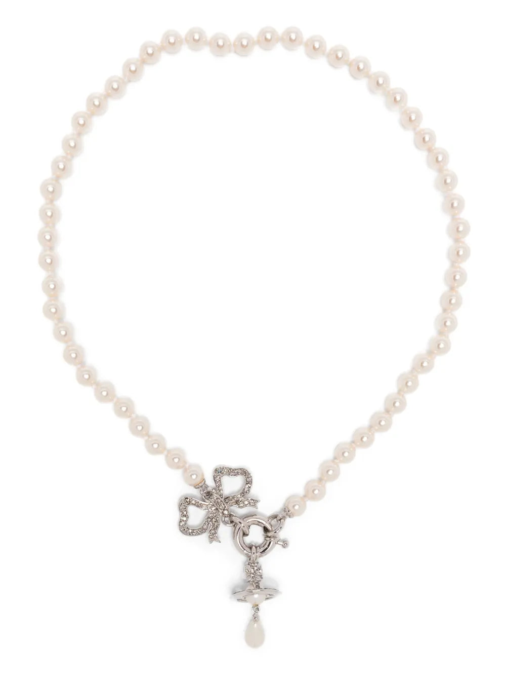 Vivienne Westwood Rigoberta bow detail necklace