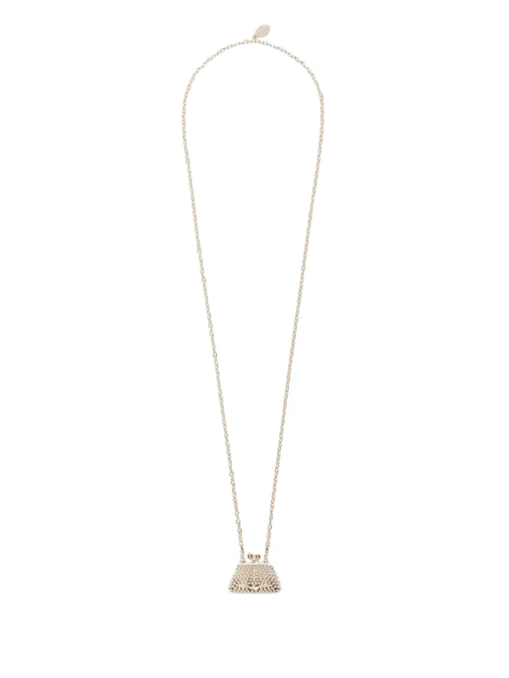 Weekend Max Mara beaded purse necklace