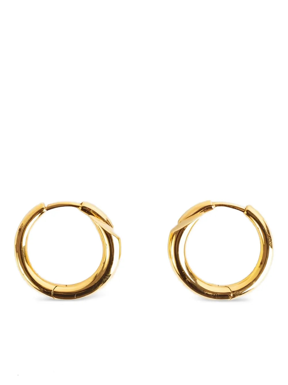 Charlotte Chesnais Wave gold vermeil hoop earrings