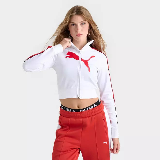 Women's Puma T7 Slim Cropped Track Jacket