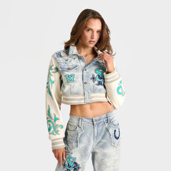 Women's Smoke Rise Sarah Trucker Cropped Denim Jacket
