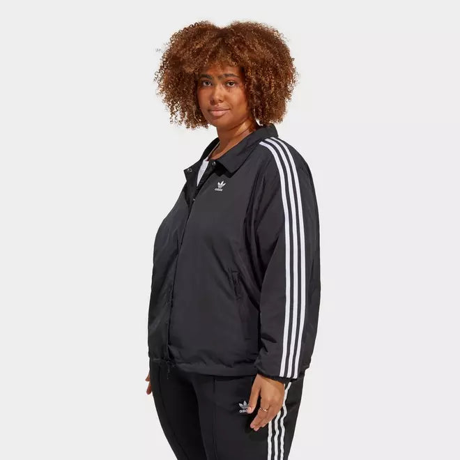 Women's adidas Originals adicolor Classics 3-Stripes Coach Jacket (Plus Size)