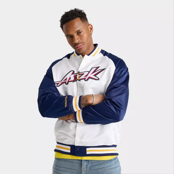 Men's Mitchell & Ness 2000 NBA All-Star Game Double Clutch Satin Jacket