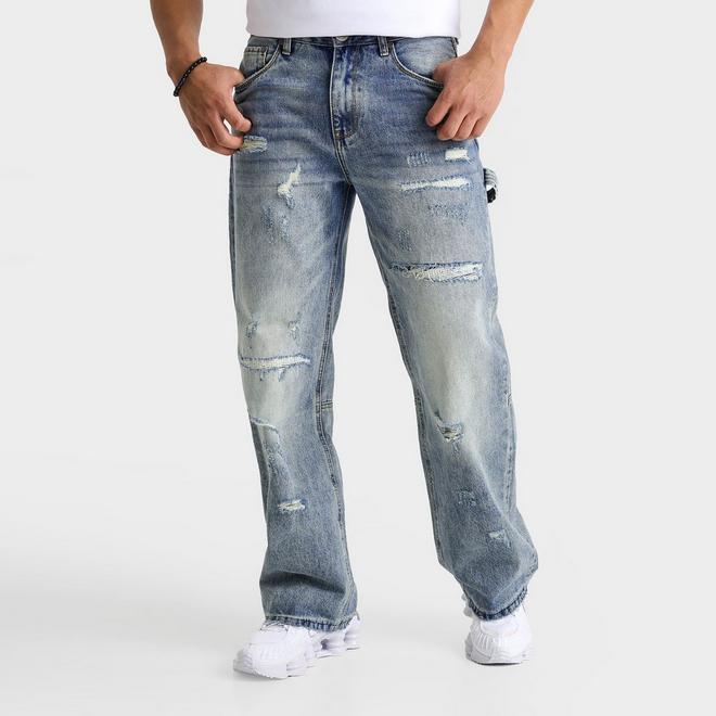 Men's Mercier Stressed Relaxed Hammer Denim Jeans