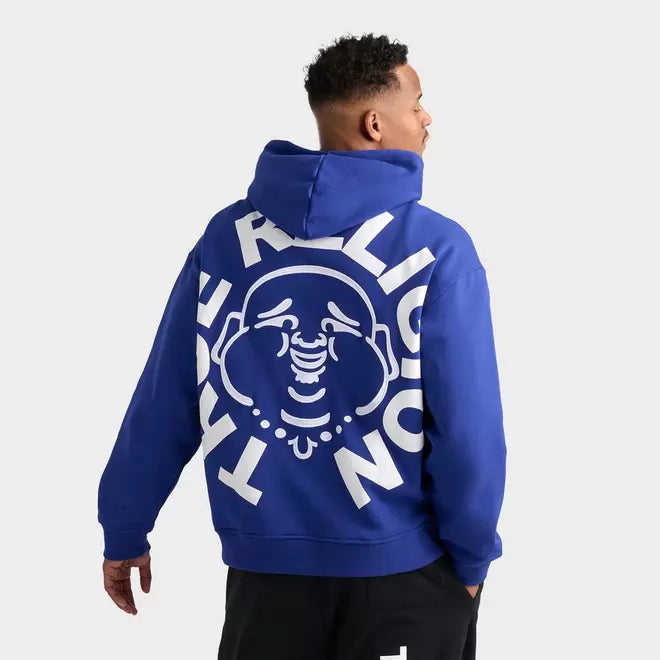Men's True Religion Buddha Face Fleece Pullover Hoodie