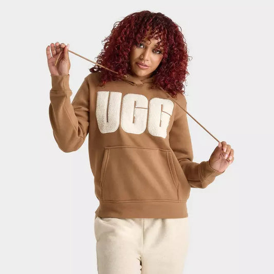 Women's UGG Rey UGGfluff Logo Hoodie
