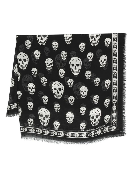 Alexander McQueen skull print scarf