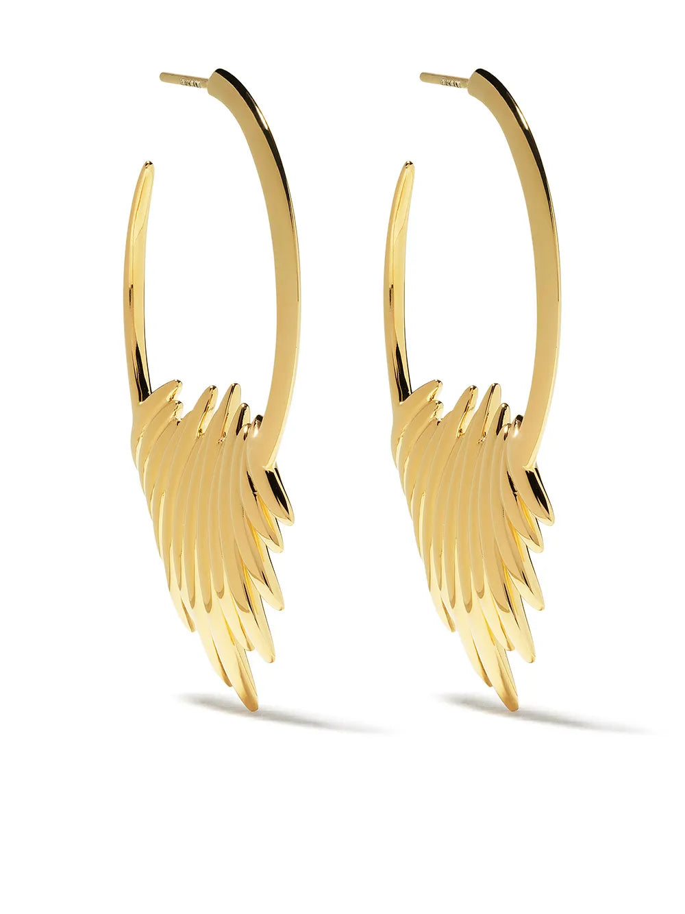 Shaun Leane Quill hoop earrings