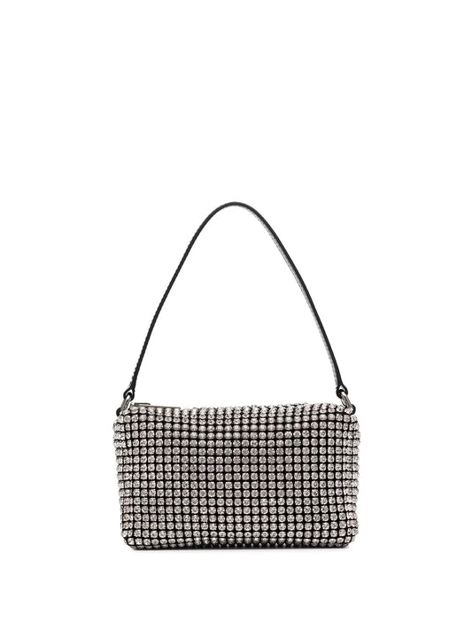 Alexander Wang medium Wangloc rhinestone embellished clutch bag