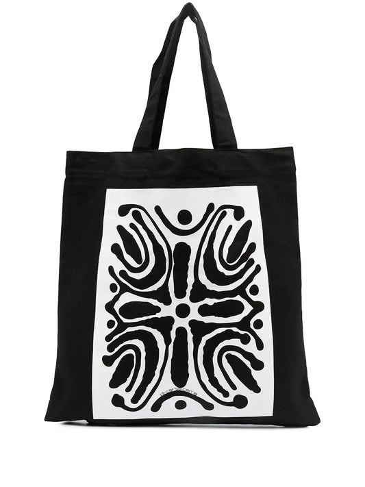 10 CORSO COMO abstract print tote bag