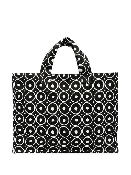 10 CORSO COMO graphic print cotton tote
