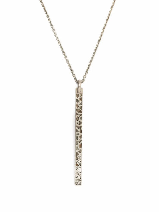 Parts of Four Plate pavé necklace