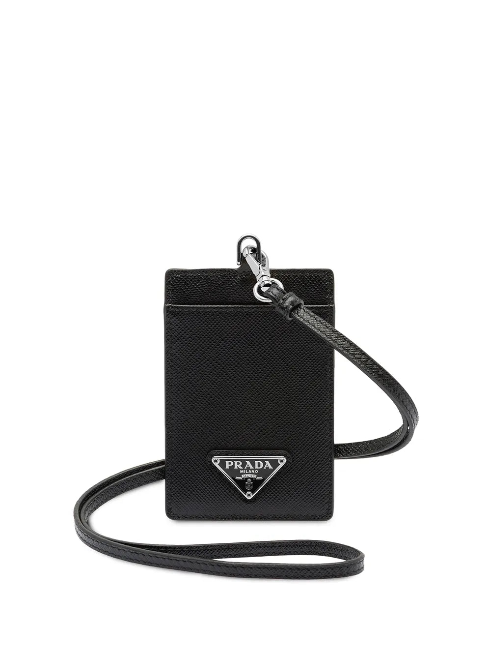 Prada Saffiano leather badge holder
