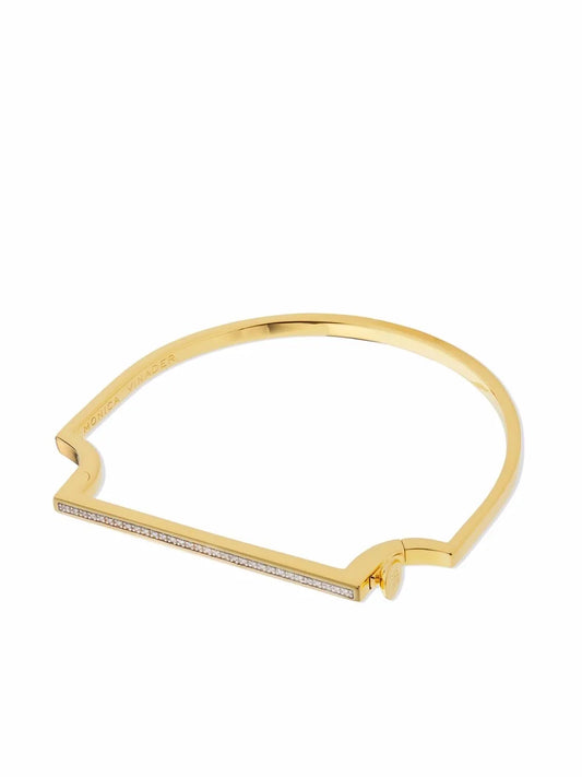 Monica Vinader signature skinny diamond bangle