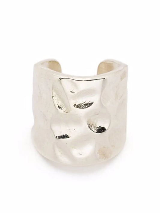 Emanuele Bicocchi hammered mid ear cuff