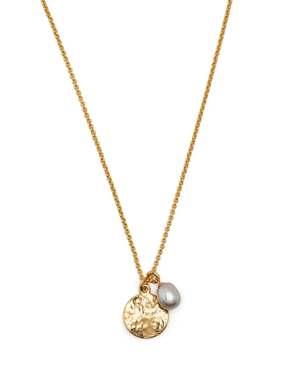 DOWER AND HALL pearl pendant necklace