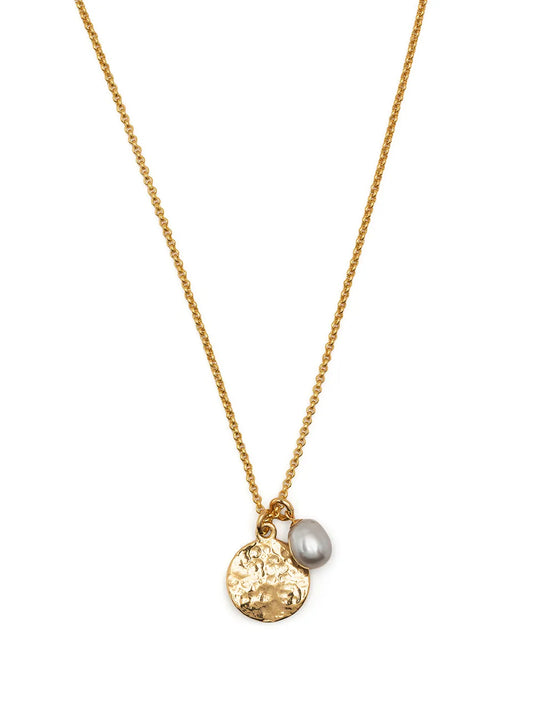 DOWER AND HALL pearl pendant necklace