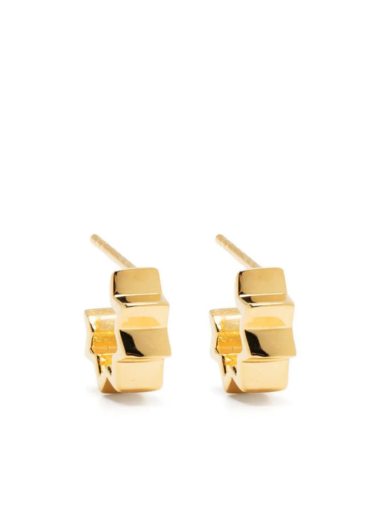 Missoma Celestial star gold plated earrings