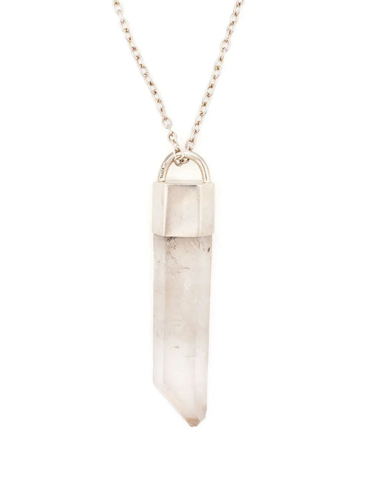 Parts of Four talisman quartz pendant necklace