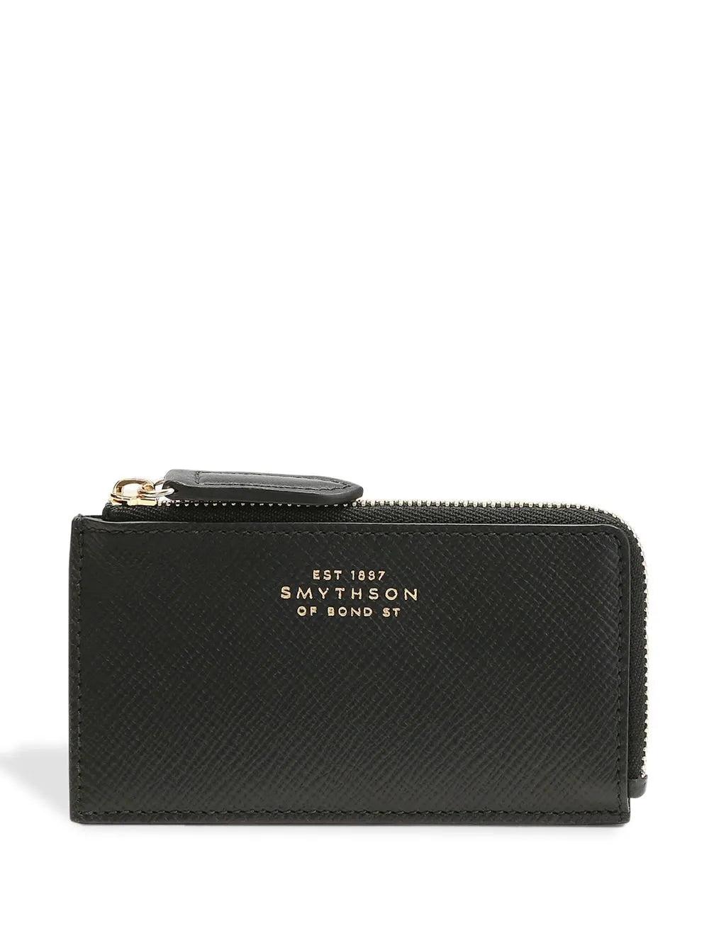 Smythson Panama top zip coin purse