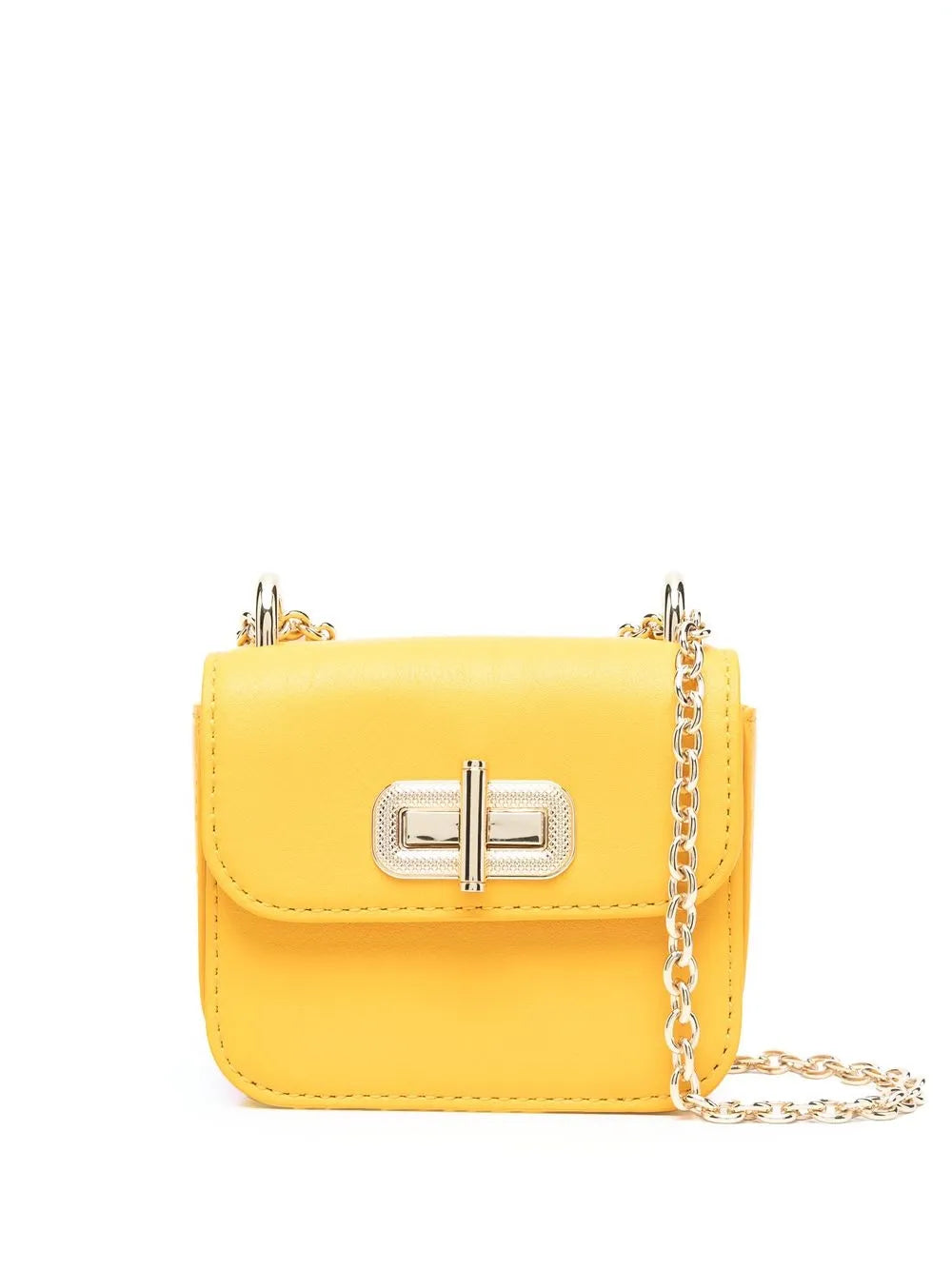 Tommy Hilfiger chain link leather crossbody bag