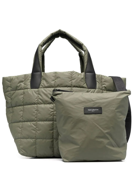 VeeCollective medium quilted tote bag
