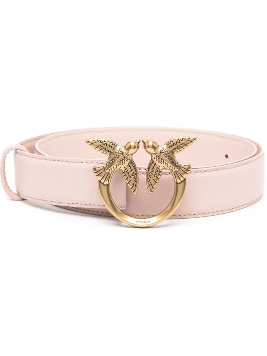 PINKO love bird buckle belt