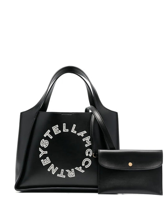 Stella McCartney embroidered logo tote bag