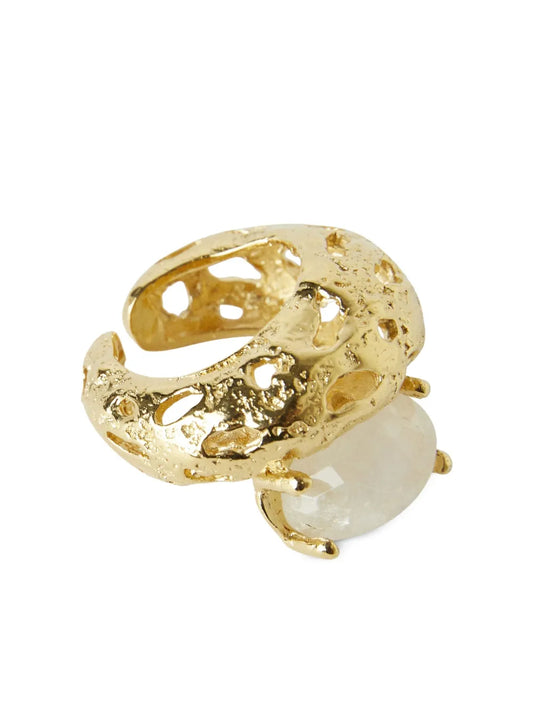 Paola Sighinolfi Mayge gold plated ring