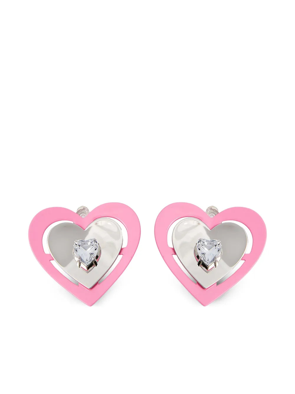 Rick Owens heart shaped earrings