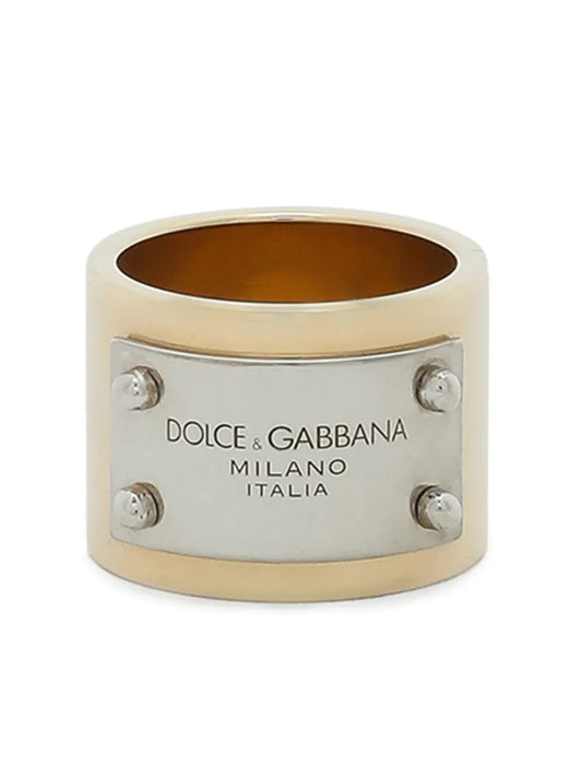Dolce & Gabbana logo engraved ring